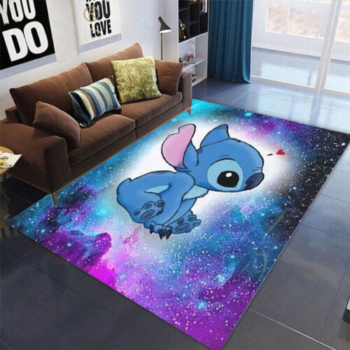 Puntada de dibujos animados sala de estar alfombra hogar sofá mesa de café piso alfombra gran área linda chica corazón Bahía ventana estera en stock