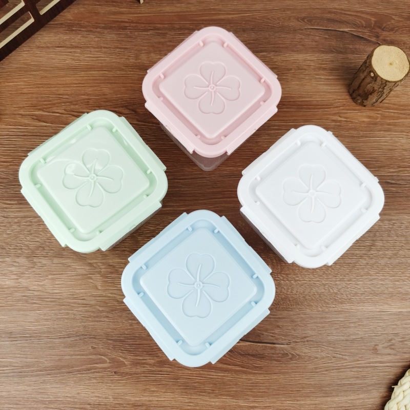 LOGO imprimible caja de embalaje de pastel de mousse lata de queso lazanas sellado caja de embalaje de soda tirami reciclable