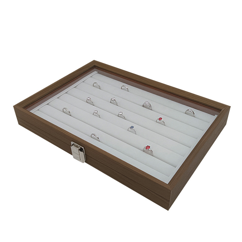 1728g Weight Jewelry Boxes Classification 1 Piece Quantity Holiday, Daily, Selfie Occasion Wood Material Solid Color Pattern Business Style 1 Piece Wood Business Holiday Daily Selfie Solid Color Jewelry Boxes 1