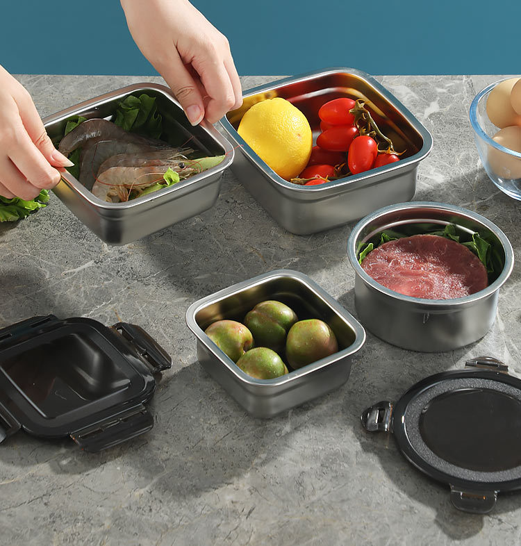 172g Weight crisper Kitchen and drinking utensils 50 Quantity Home, Daily Occasion 316 Stainless Steel Material Solid Color Pattern Casual Style Casual Solid Color 316 Stainless Steel Crisper 2