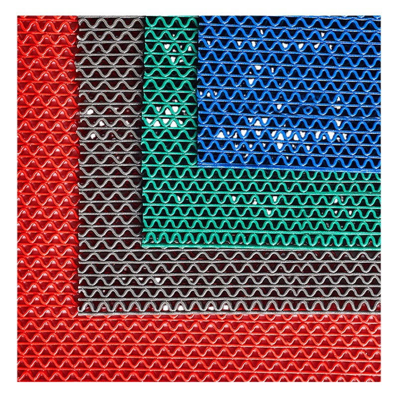 Wholesale pvc plastic kitchen bathroom hollow waterproof swimming pool bathroom mesh toilet non-slip floor mat carpet