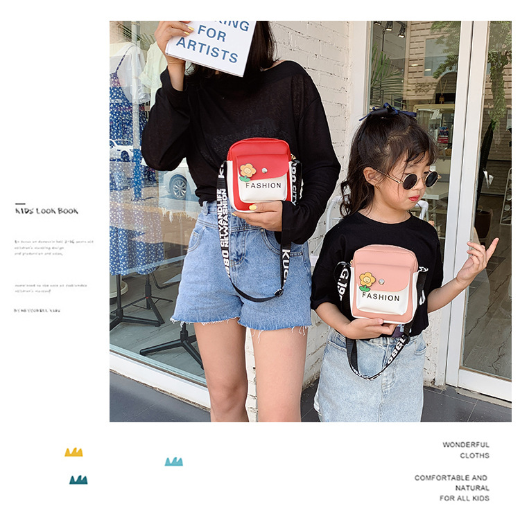 Wholesale of new Korean-style small square bags, cute single-shoulder bags for export, wide-shoulder crossbody bags, cosmetic bags, mobile phone bags and women's bags undefined