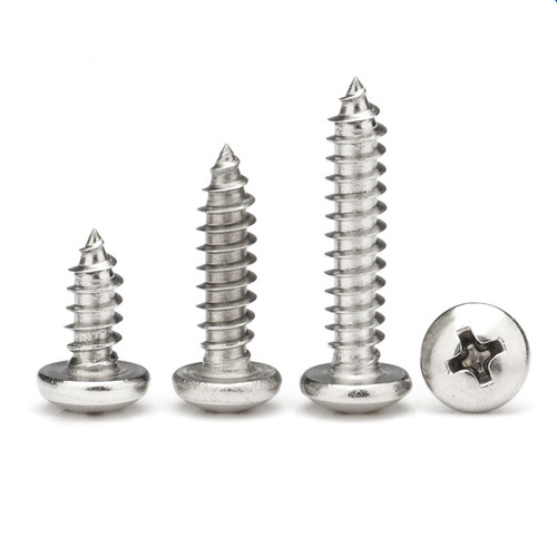 304 stainless steel round head self-tapping fine small screw cross self-tapping mini small screw M1.7/M2/M2.3/M2.6