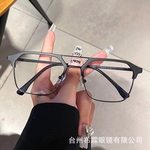 老年老花镜新上大框商务舒适高清眼镜护目防蓝光平光男女款抗疲劳