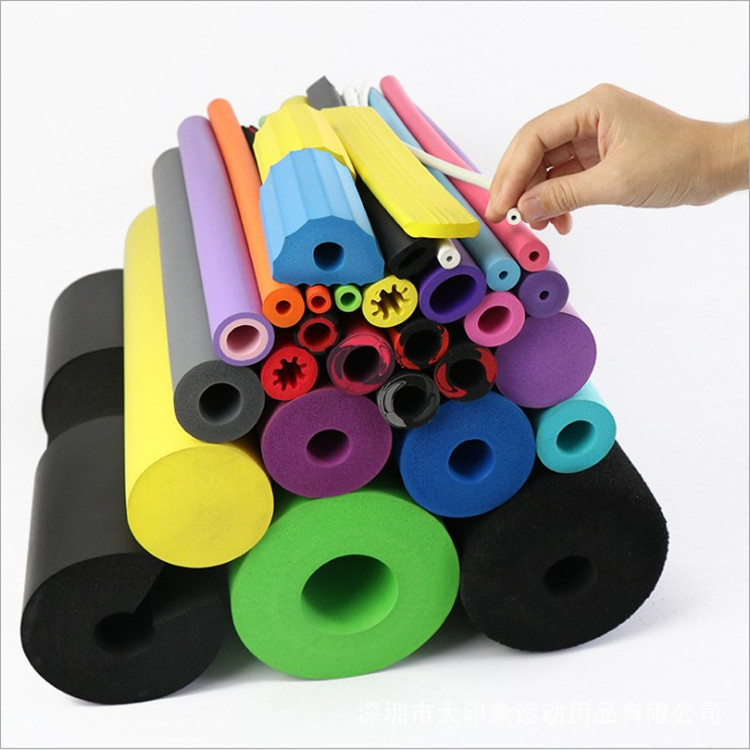 NBR 橡塑管 EVA发泡套管 手握把套童车把套  摄影 橡胶海绵空心管