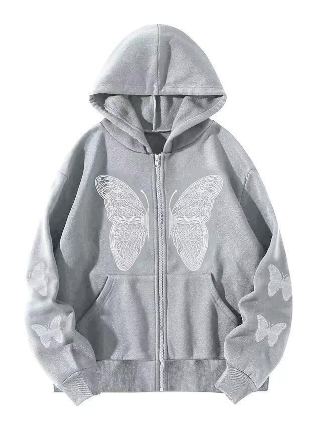 Gothic Partner Kapuzenpullover Für Damen Und Herren Mit Reißverschluss_voghion.com