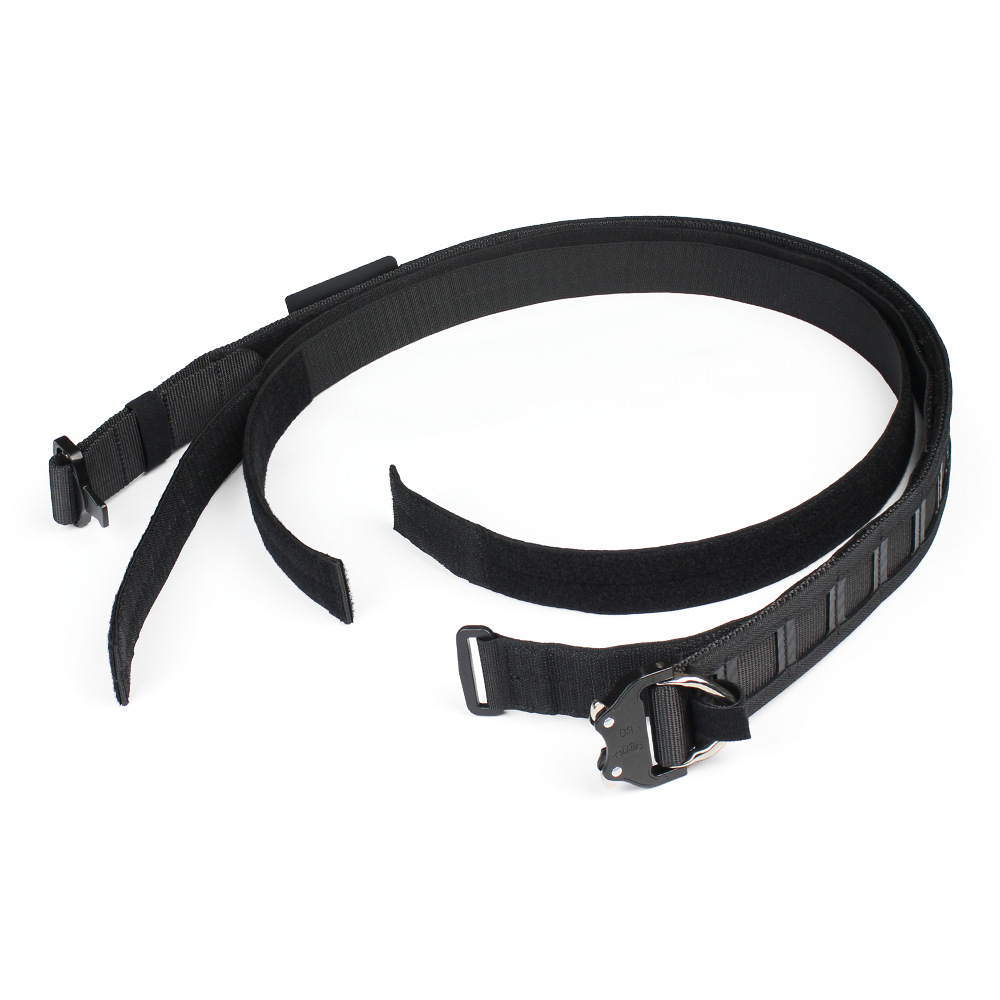Cinturón Táctico MOLLE para Hombre de 4.5 cm de Lona Ligero para Combate al Aire Libre