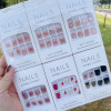 Removable nail stickers, fresh fake nails for manicure, new collection, ready-made product