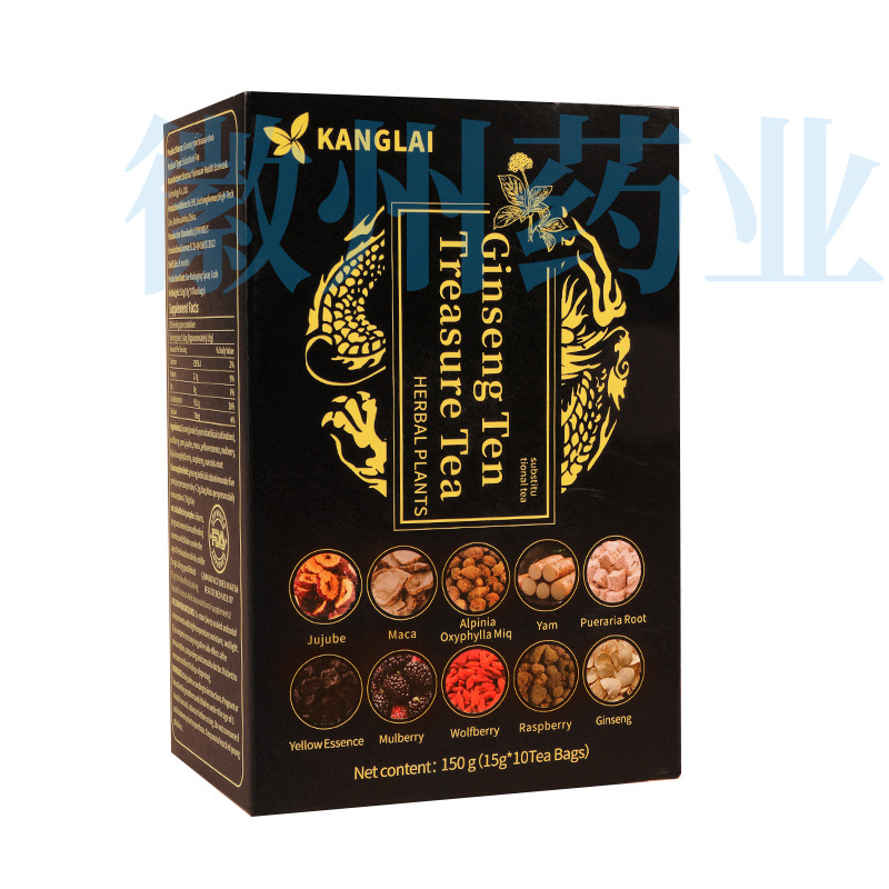 高麗人参十宝茶ティーバッグ 男女兼用漢方腎茶 高麗人参十宝茶 26包