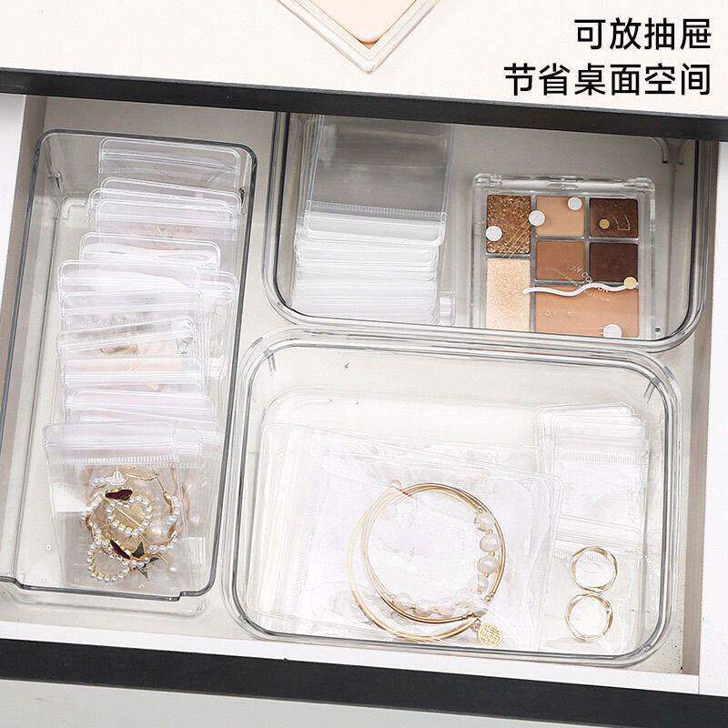 Caja de joyería antioxidante joyería de mano bolsas de sellado pendientes pendientes collares pendientes bolsas de almacenamiento de brazaletes portátiles