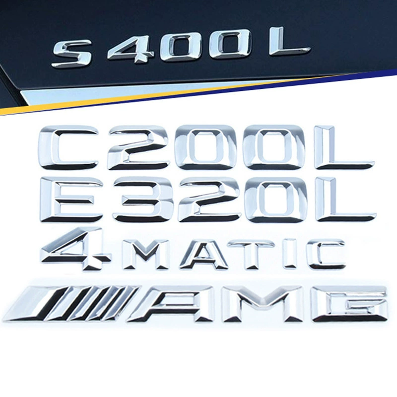 Подходит для Mercedes-Benz стандартного объема 4MATIC AMG ABCES класса CLSGLA, модифицированный автомобиль, стандартный цифровой задний логотип.