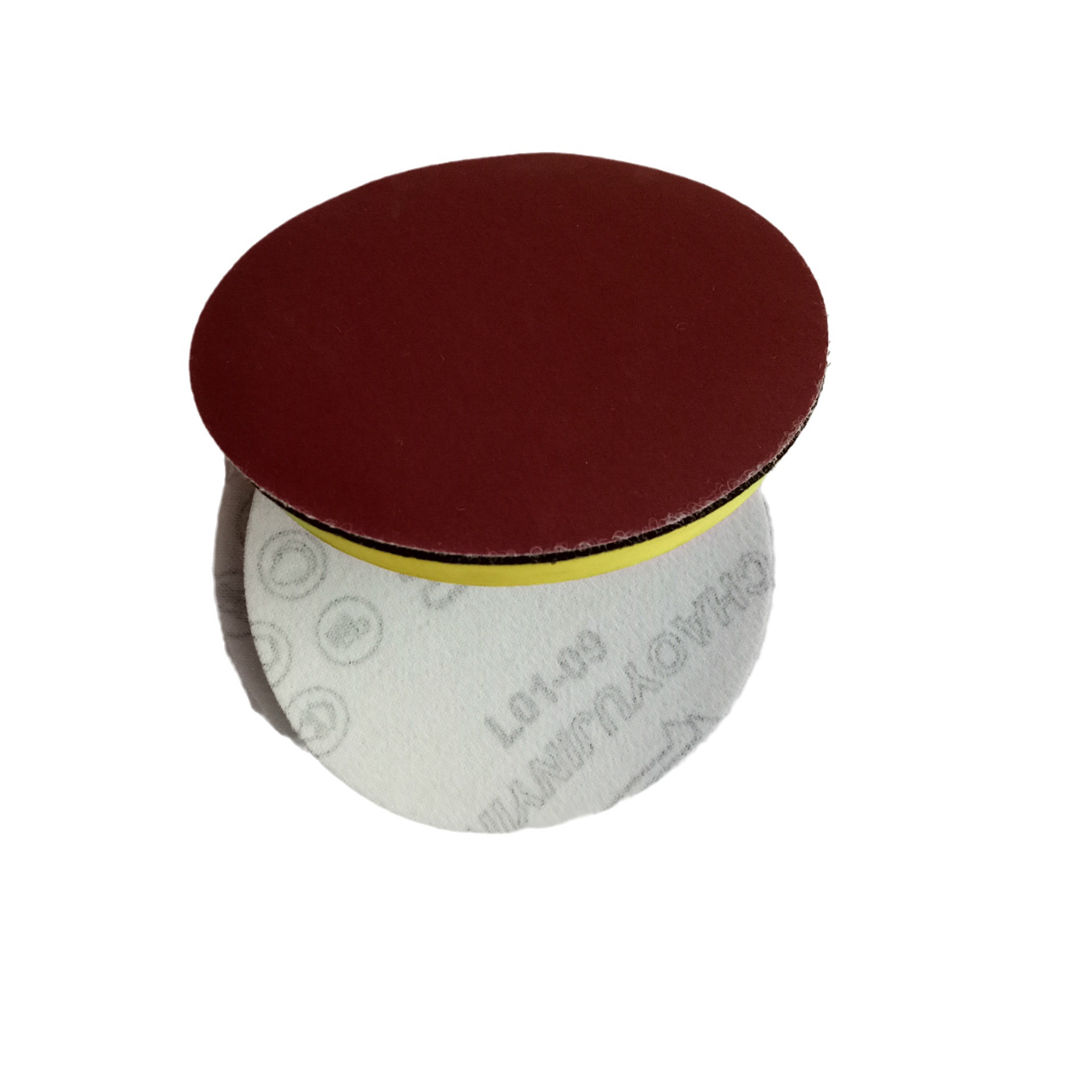 批发金鹰植绒砂纸片 圆盘砂纸 绒布磨片 抛光片 白砂 100mm