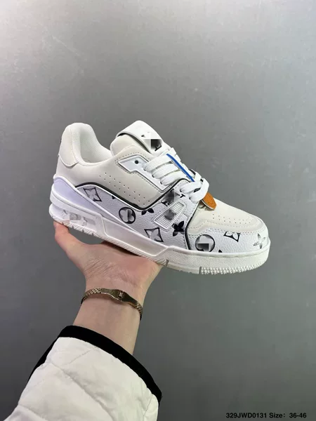 White Cement Trainers Men's Shoes Black Pink Gray Black Denim Versatile Gray Denim Black Warrior Casual Women's Sneakers