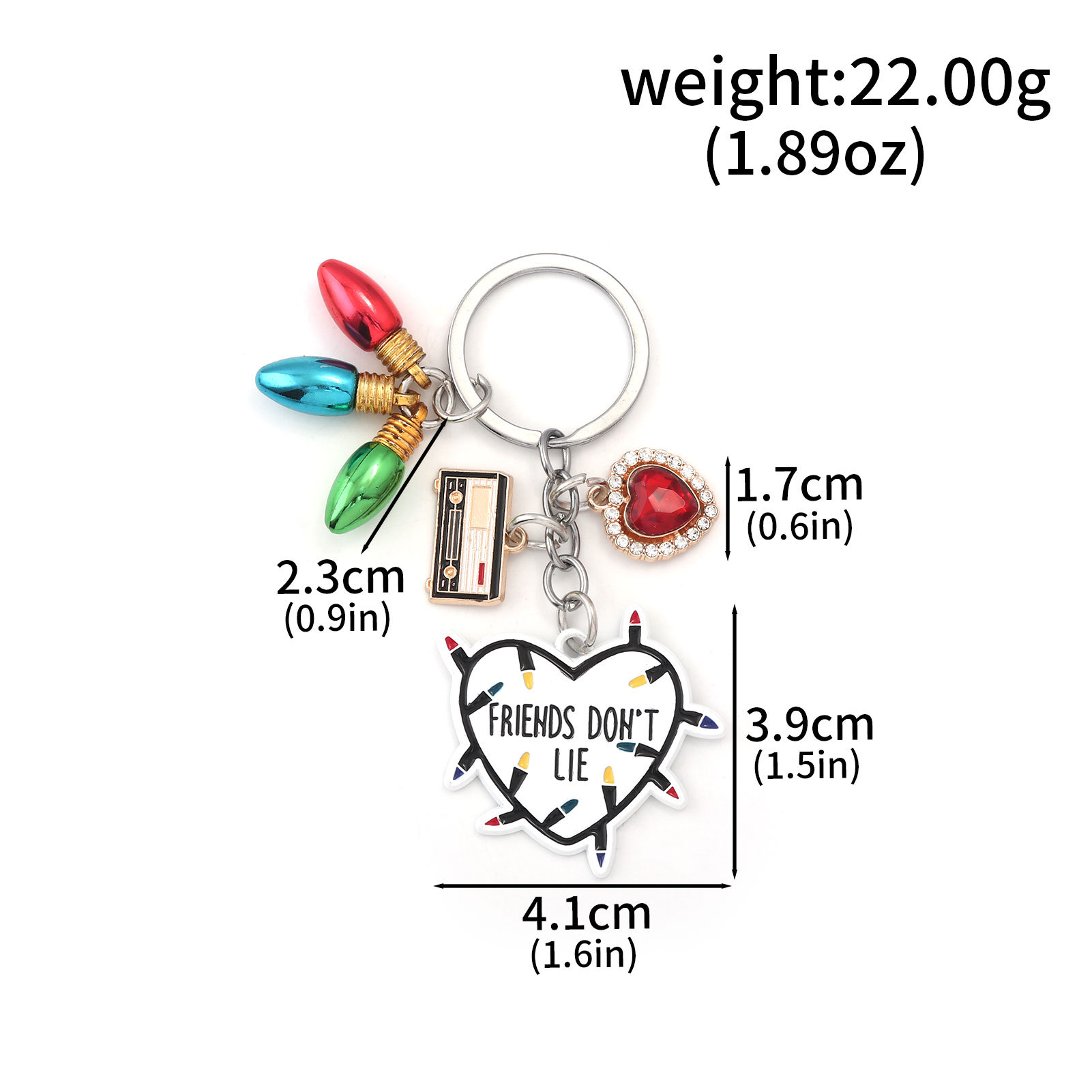 映画とテレビの周辺の奇妙な物語の第4四半期のネックレスの電球のアルファベットのペンダントのアマゾンの越境の対外貿易の卸売り