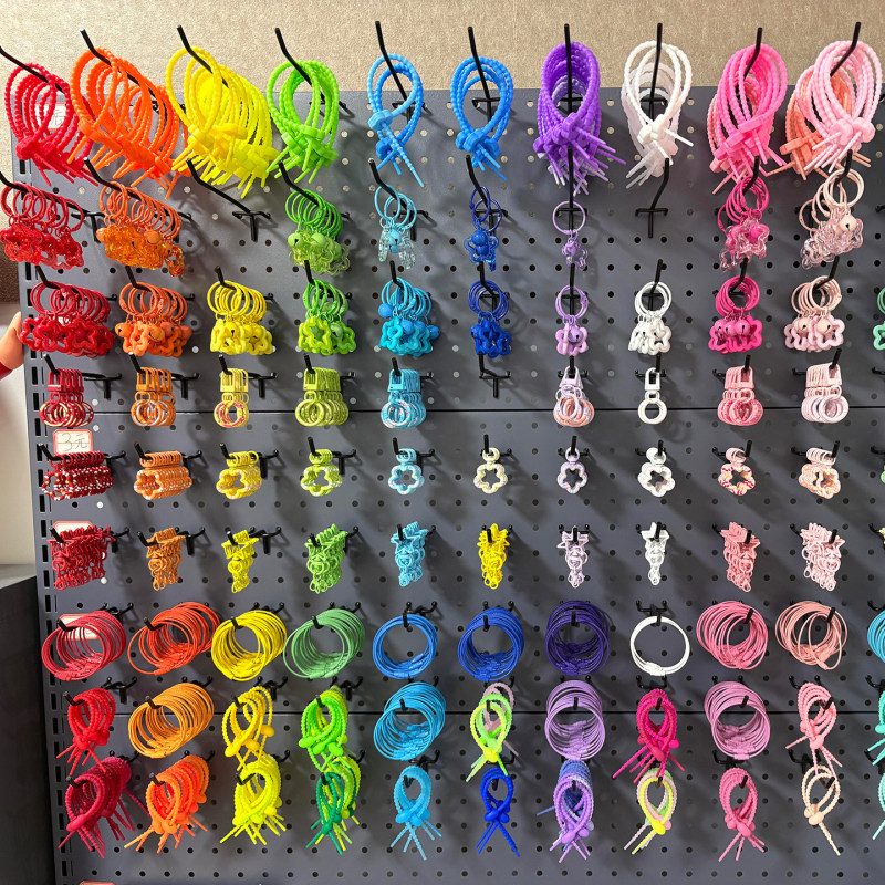 Finished Bead Art Keychain Accessories Ring DIY Material Kit Pendant Five-Pointed Star Book Ring Buckle Decorative Accessories