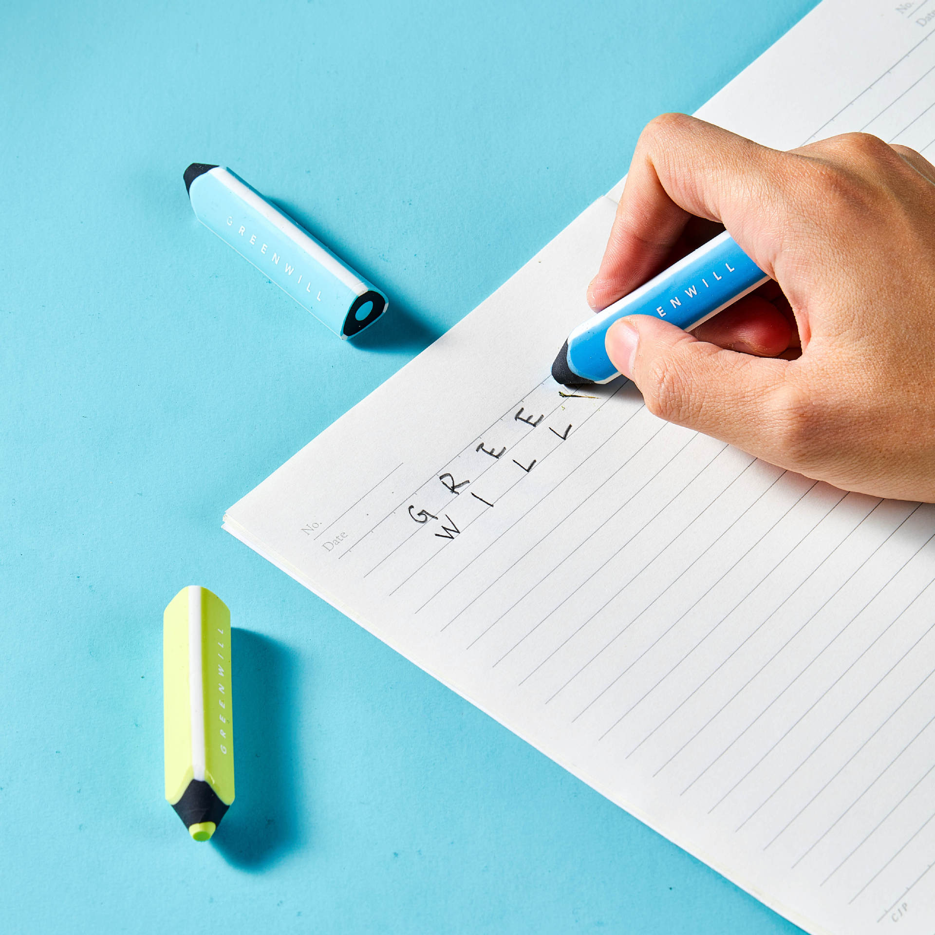 Borradores de lápiz triangular borradores de exámenes de estudiantes borradores de color de arte borradores de fábrica directa