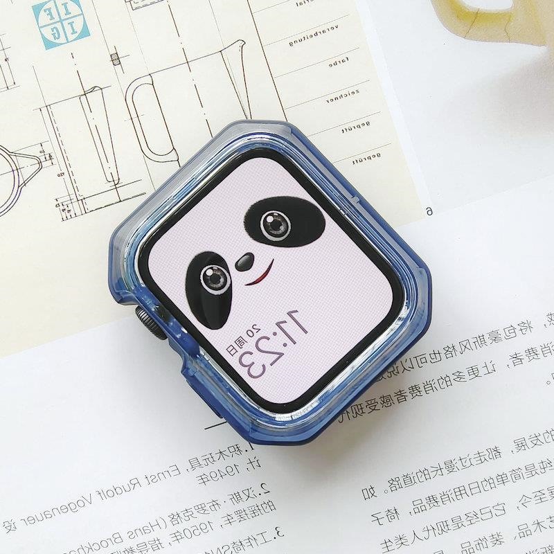 适用于apple watch7代苹果手表双色铠甲保护壳iwatch6543代防摔壳|ru