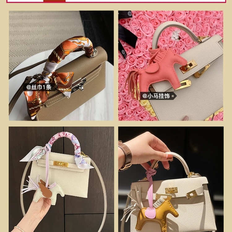 女式质感小众包包女2025新款二代mini凯莉包百搭单肩斜挎手提小包