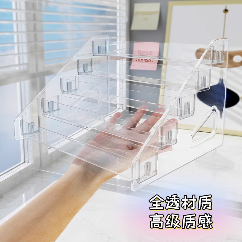 Acrylic Eye Shadow Storage Box, Dressing Table, Makeup Brush, Lipstick, Nail Polish, Cosmetics and Skin Care Product Storage Rack