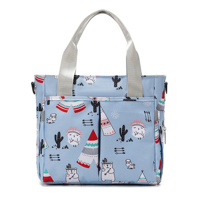 Mummy fashion light High-capacity Mother-Baby Pack portable go out One shoulder Diagonal mom Travelling bag Baby Storage