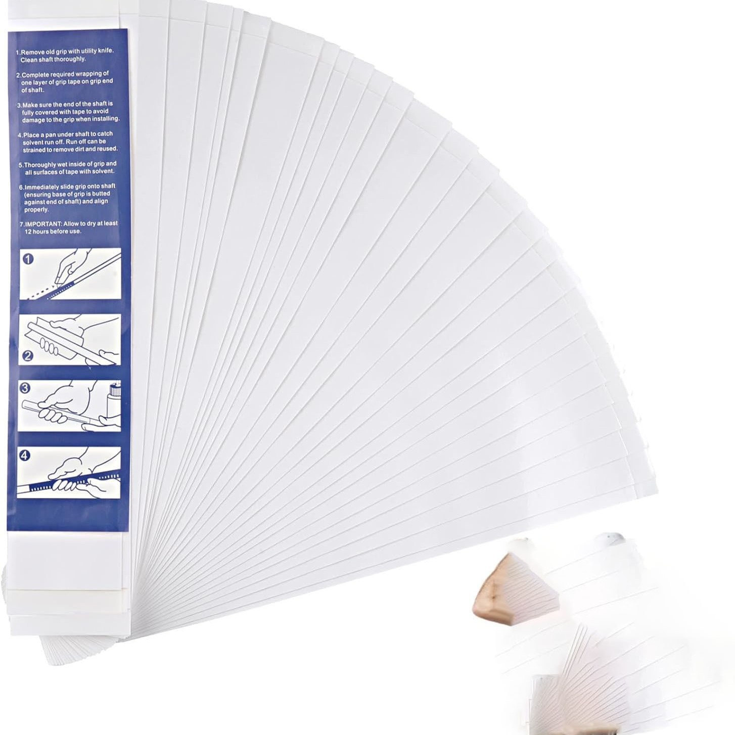 专业高尔夫球杆握带用于高尔夫球杆复盖的双面握带高尔夫球