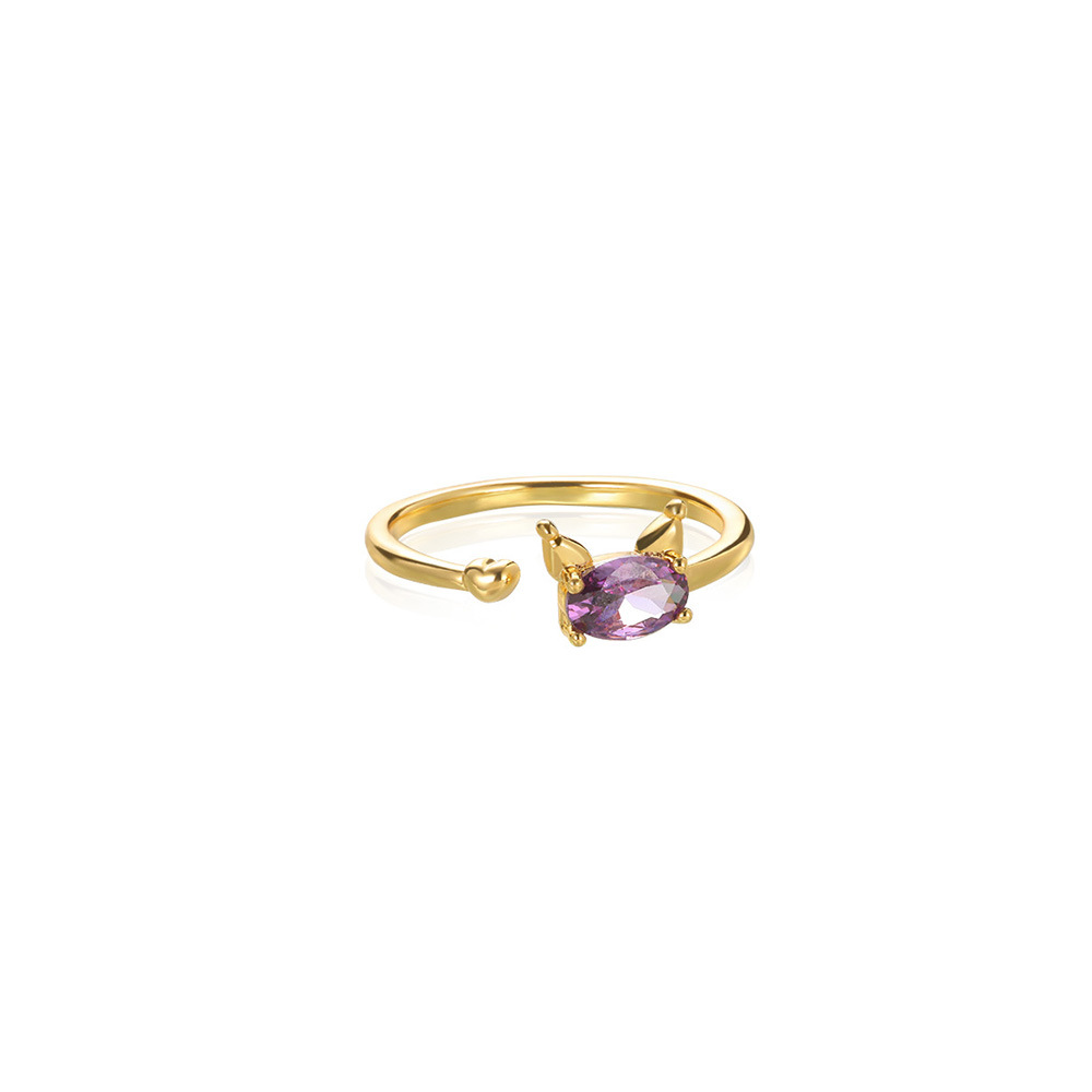 6g Weight Open Rings Classification Adjustable, One Size Ring Size 1 Piece Quantity Daily, Street Occasion Copper Material Star, Flower Pattern All Seasons Season Women's Gender Elegant, Lady Style Wholesale Jewelry Elegant Lady Star Flower Copper Open Rings 14