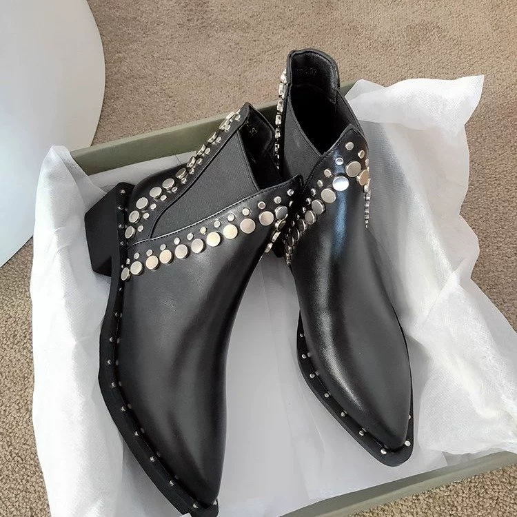 Demi-season low boots, ankle boots, chelsea, European style