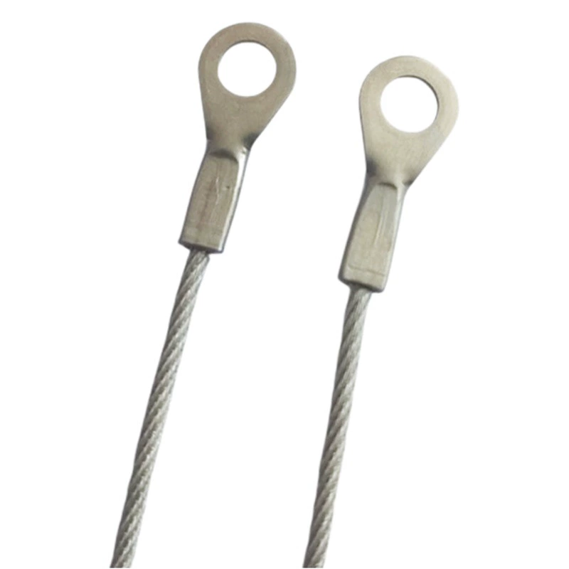 Профессиональная обработка Канатных Строп из нержавеющей стали обработка алюминиевого рукава штамповка прессовка такелаж лампа строп стальной канат такелаж