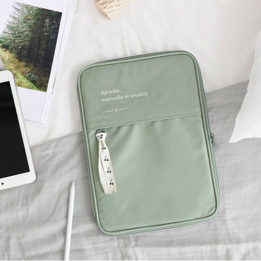 Korean Style iPad Bag, Tablet Storage Bag, Simple and Shockproof, 11inch 13inch Fashionable Laptop Inner Bag Ins