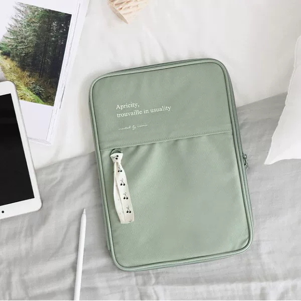 Korean Style iPad Bag, Tablet Storage Bag, Simple and Shockproof, 11inch 13inch Fashionable Laptop Inner Bag Ins