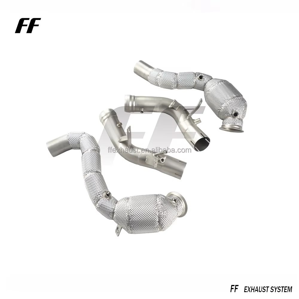 Suitable for Mercedes-Benz W213 E63 GT63 AMG M178 4.0T downpipe exhaust heat shield downpipe