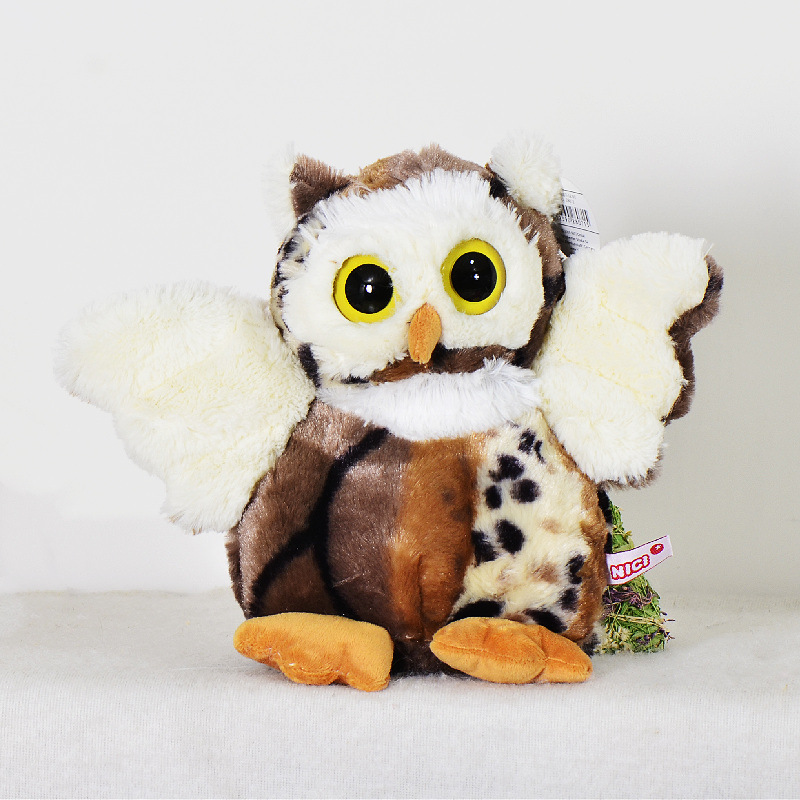 Muñeca de búho de dibujos animados lindo juguete de peluche muñeca de trapo decoración de ventana accesorios fábrica de decoración transfronteriza al por mayor