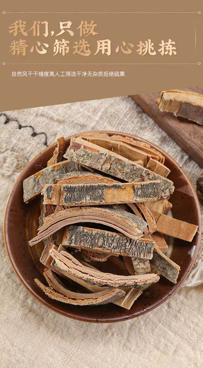 Qin Pi Powder (Fraxinus chinensis) — Dried Ash Bark Herb for Tea & Decoction in use