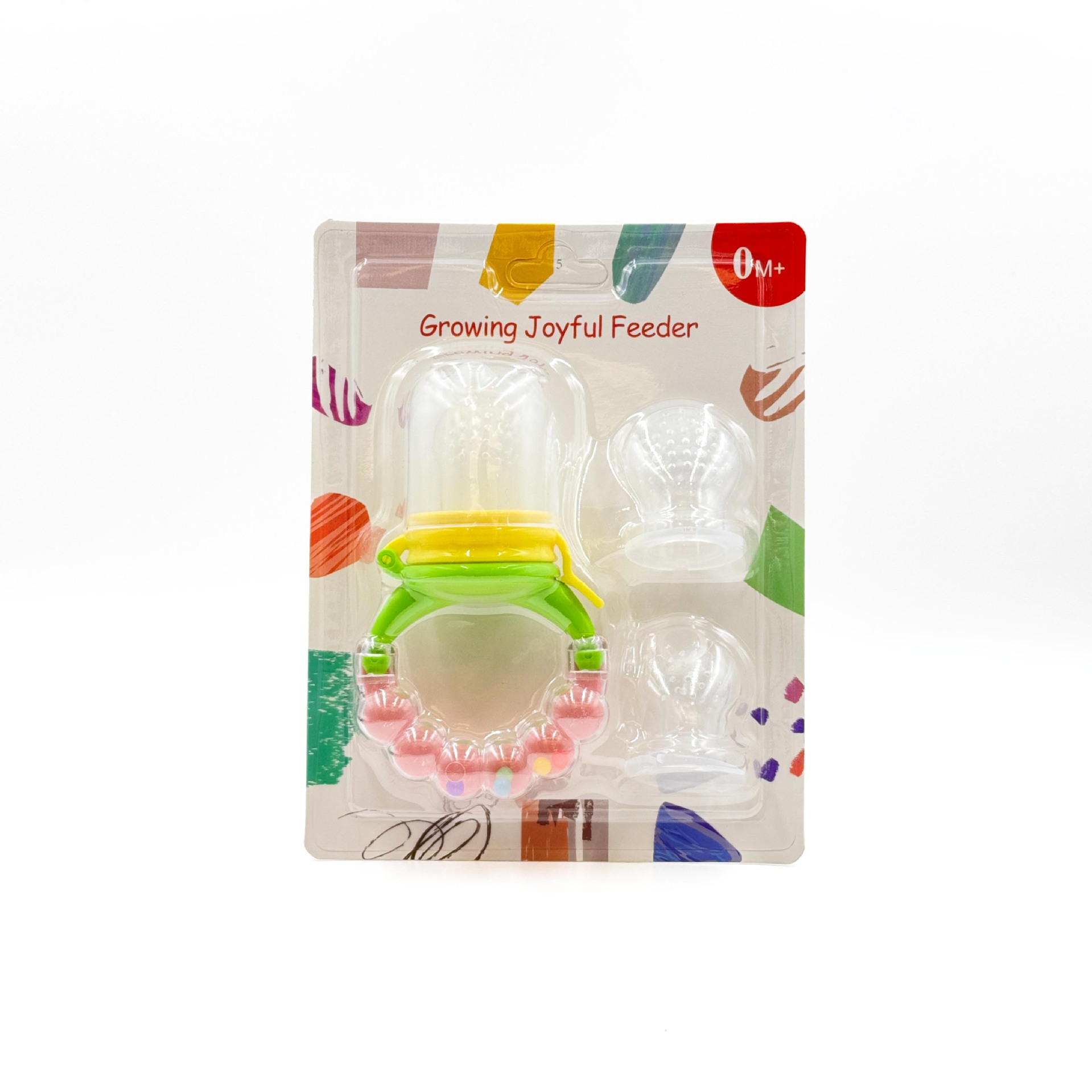 Inglés tarjetas de bebés campana frutas y verduras le bolsas de red pequeñas y medianas juegos de frutas suplementarias mordidas le malla de silicona