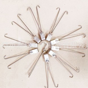Dongguan automatic production line spraying hanger hook electroplating U-shaped clip painting hanger shrapnel injection sharp angle jig