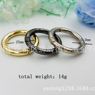 Ready Supply of Handmade DIY Spring Rings, Luggage Hardware, Jewelry, Alloy Buckles, Die-Cast Spring Rings, Open Rings