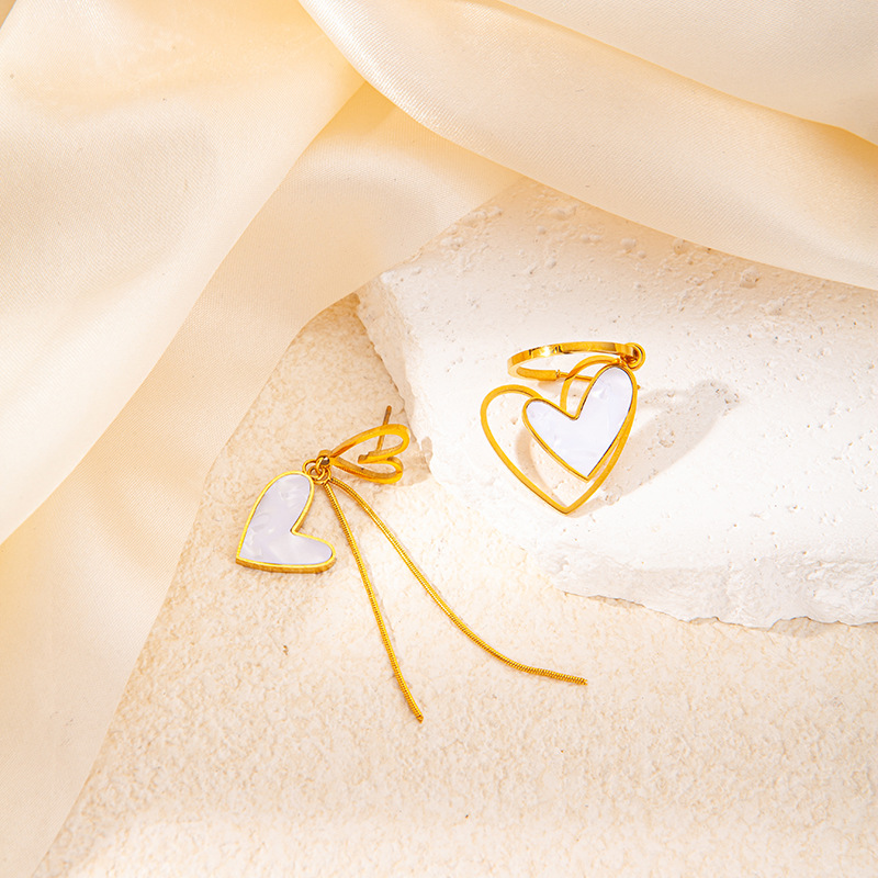 6g Weight 0.03µm Gold Plating Thickness Electroplated Gold Plating Process 201 Stainless Steel Ear Needle Material Golden Plated Plating Material Stone-Free Inlay Material Earrings Classification 1 Pair Quantity Daily Occasion 201 Stainless Steel Material Heart Shape, Flower, Butterfly Pattern Women's Gender IG Style Style Inlay Craft 1 Pair IG Style Heart Shape Flower Butterfly Inlay 304 Stainless Steel Shell Drop Earrings 5
