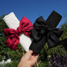 新款可爱女汽车安全护肩带套 蝴蝶结安全带套汽车内饰皮护肩装饰