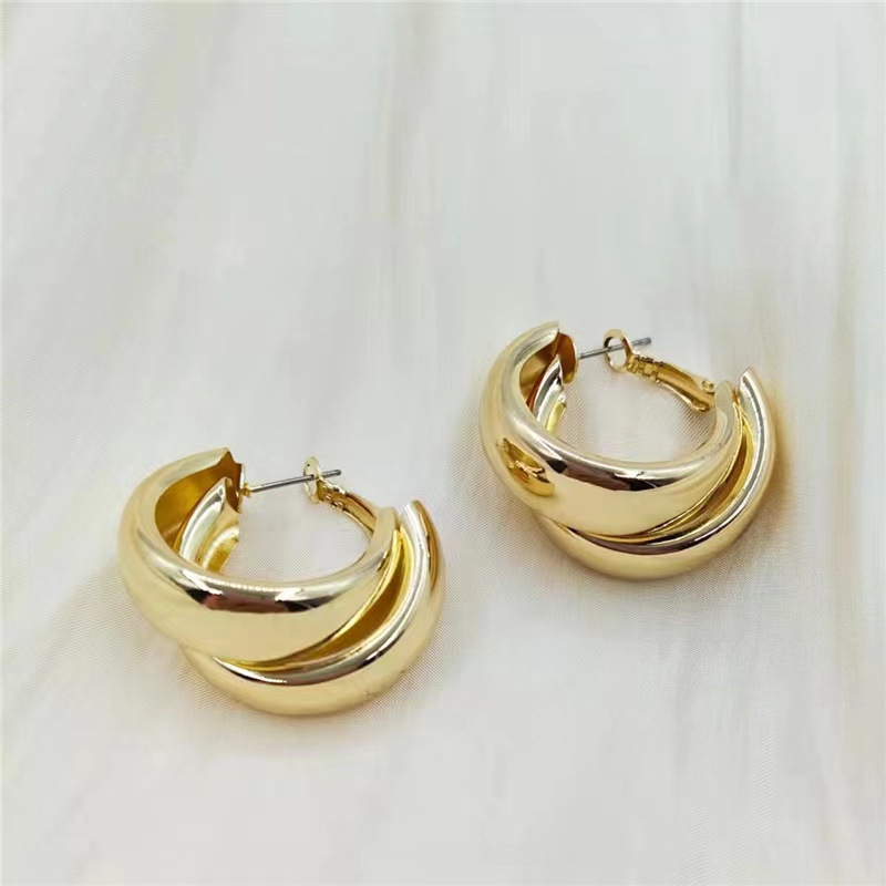 1 Pair Fashion Geometric Metal Plating Women's Earrings display picture 1