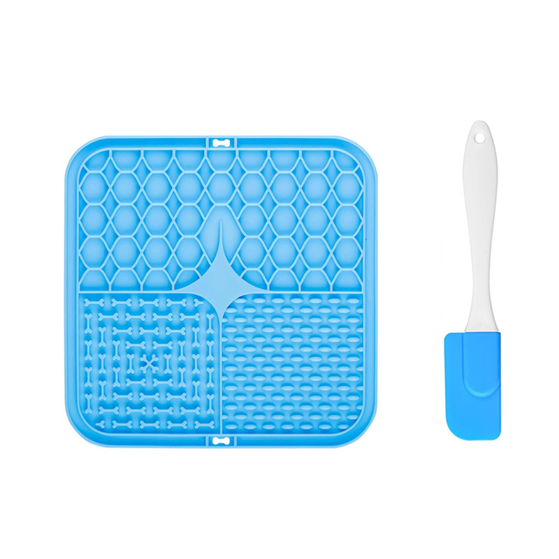 작은 사이즈 3칸 용기 + 미니 스크래퍼 세트 (색상 랜덤)