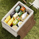 Camping Storage Box Car Trunk Storage Box Large Capacity Oversized Outdoor Equipment Camping Storage Box with Pulley