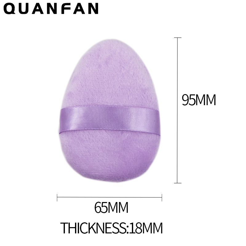 Fashion Solid Color Pure Cotton Makeup Sponge display picture 2