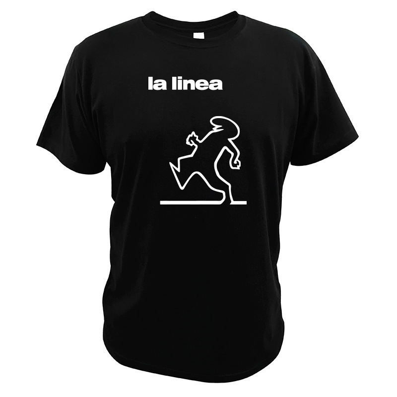 Great Space Roller Coaster T-Shirt La Linea Street Clothing Men's and Women's Cross-Border Fashion Short Sleeve