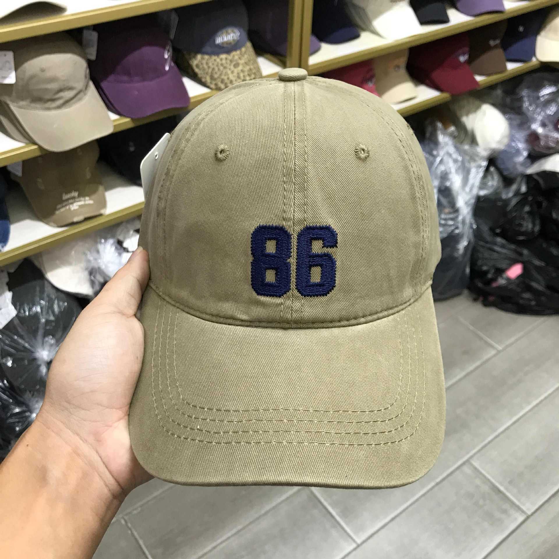 2025 nuevos productos coreanos simple sombrero de béisbol bordado digital mujer sombrero de protección solar de moda japonesa sombrero de boca de pato hombre
