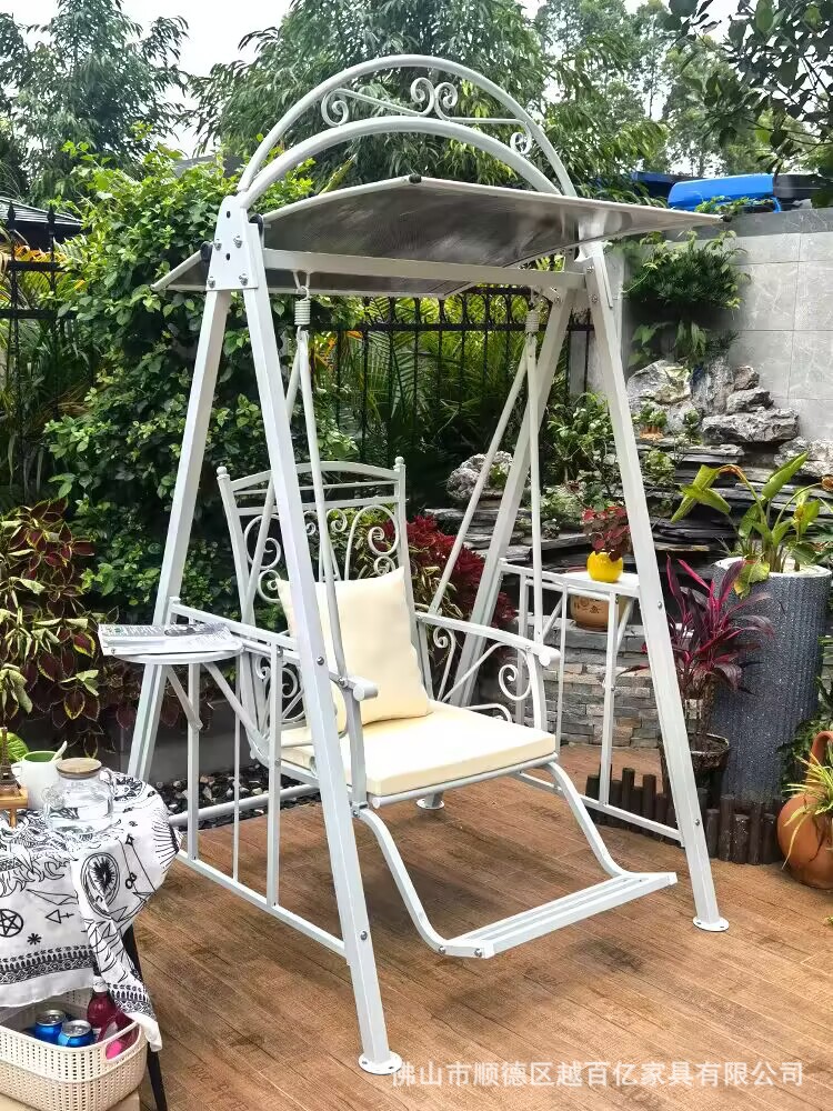 Silla colgante para exteriores, silla colgante para patio, silla colgante tipo cesta para balcón, silla colgante de metal moderna de aleación de aluminio para interiores.