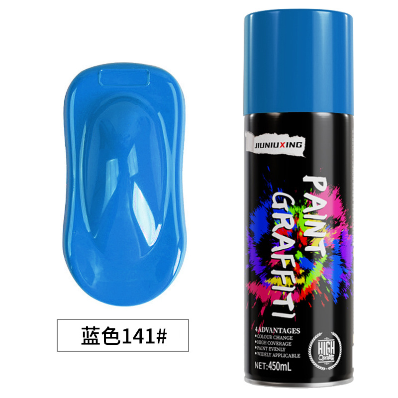 Blue; 450ml/bottle; spray paint