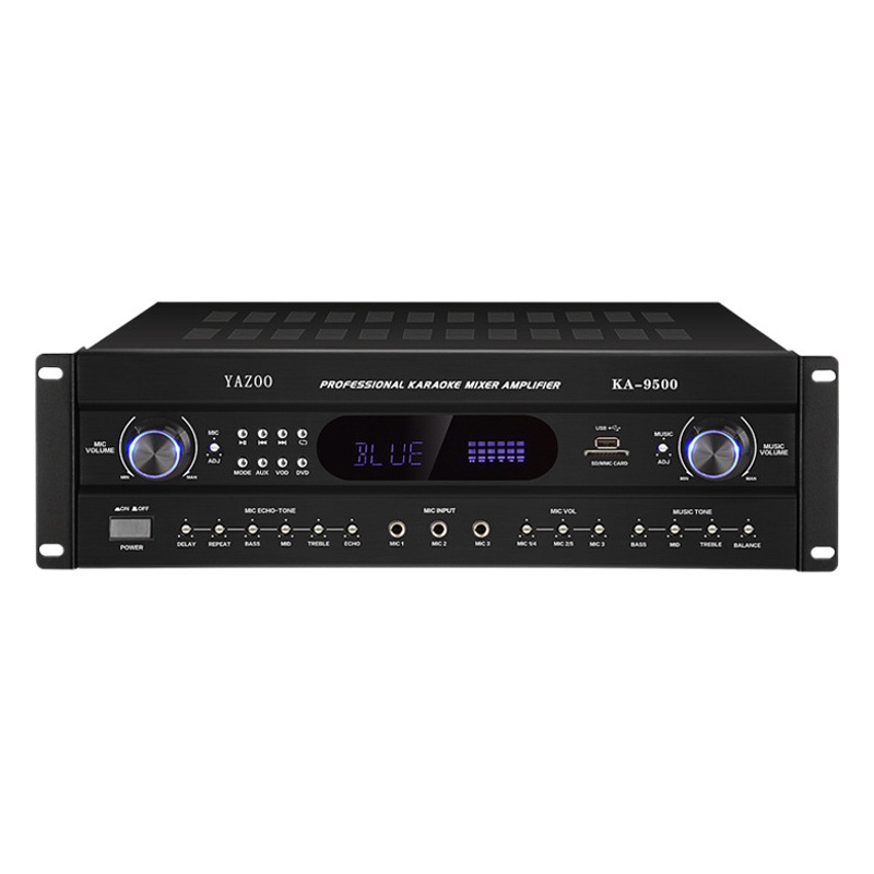 Al por mayor personalizado profesional KTV titular de la tarjeta amplificador de altavoz Home audio traje digital Bluetooth amplificador de alta potencia