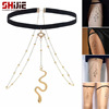 Fashionable sexy pendant, multilayer elastic strap, beach accessories with tassels, European style
