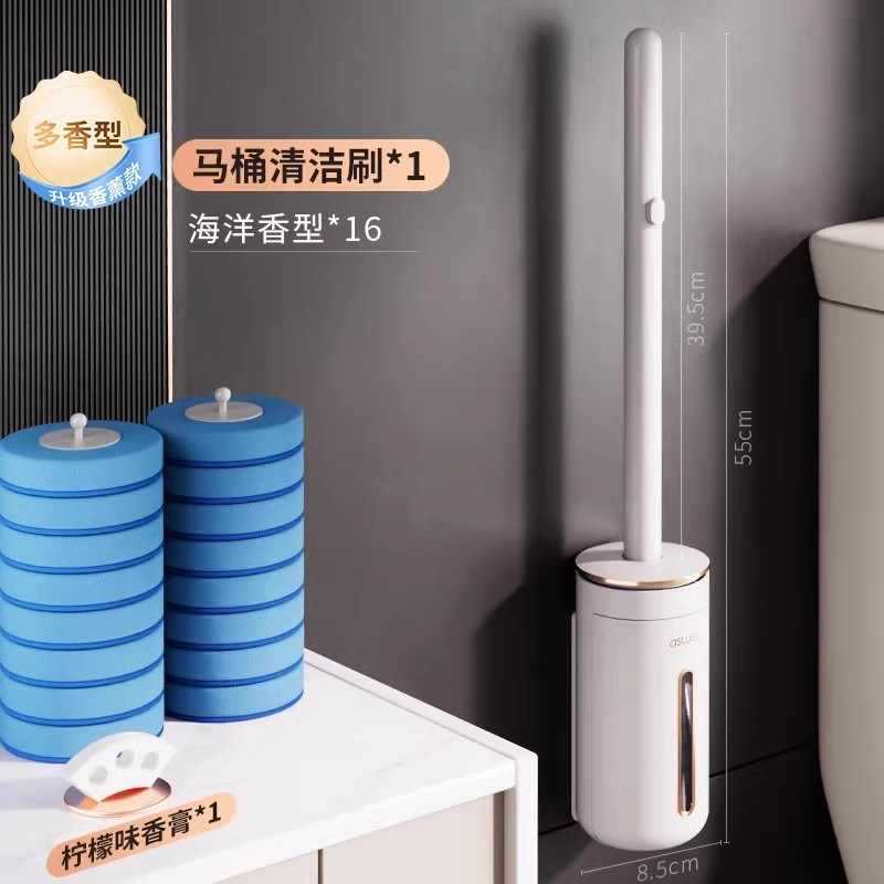 Esquina muerta doméstica sin limpieza colgada en la pared cepillo de lavado de inodoro cabeza de cepillo nuevo 2023 cepillo de inodoro desechable conveniente reemplazo