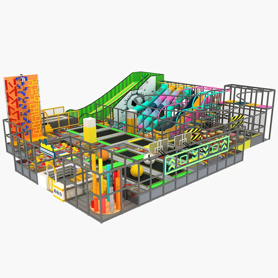 [Внутренняя батутная зона Jump Park Jump Arena Playground]